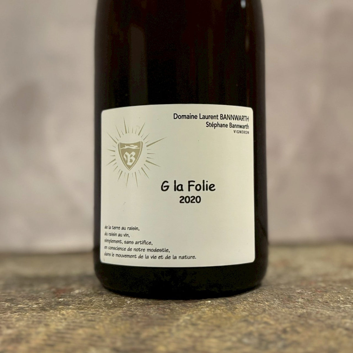 ジェ・ラ・フォリー 2020 / ローラン・バーンワルト G la Folie 2020